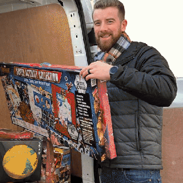 RSR donate toys and games for charities