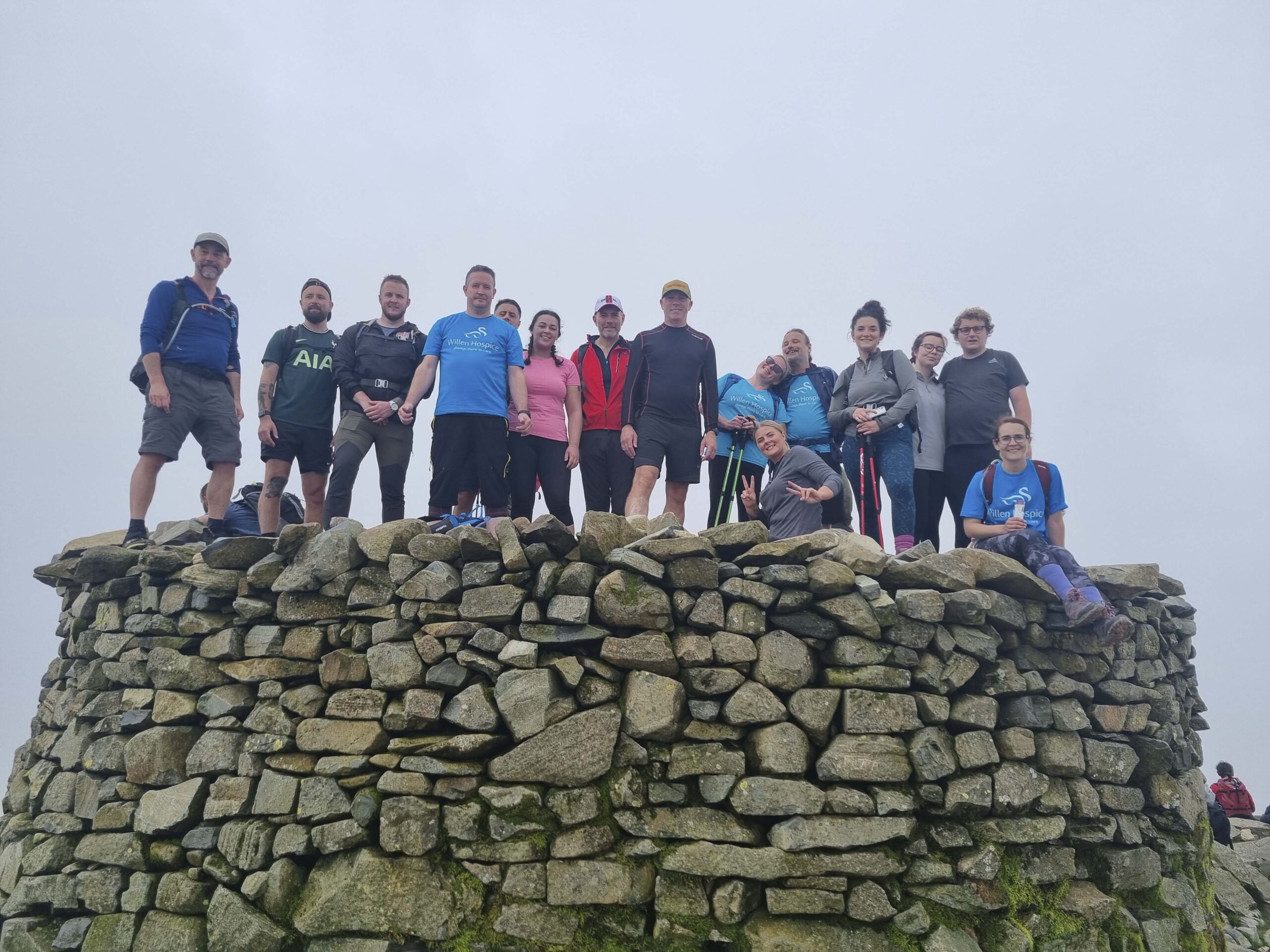 Team at Scafell Pike