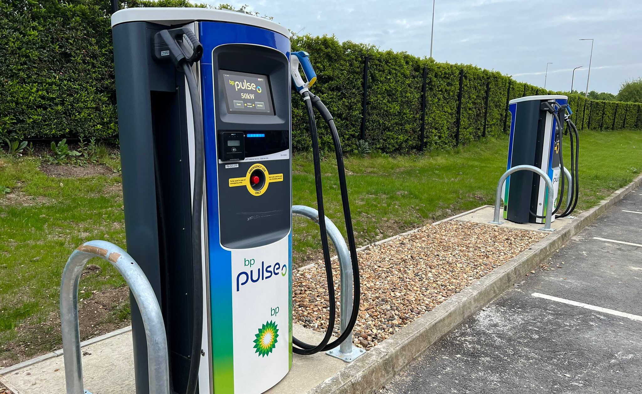 BP Pulse Car Ports for EV Charging Renewable Energy
